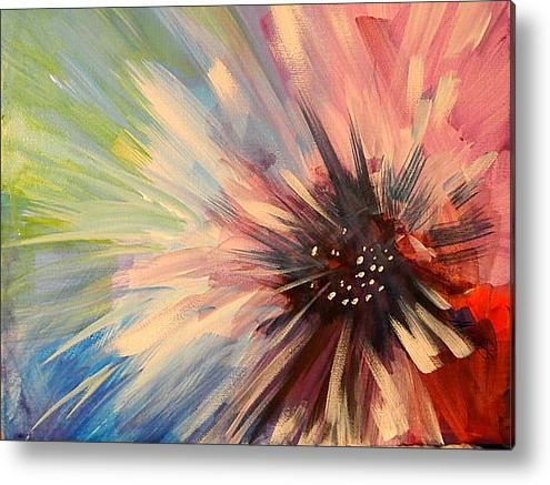 495x437 Abstract Flower Acrylic Print By Karen A Mesaros Decor - An Abstract Painting