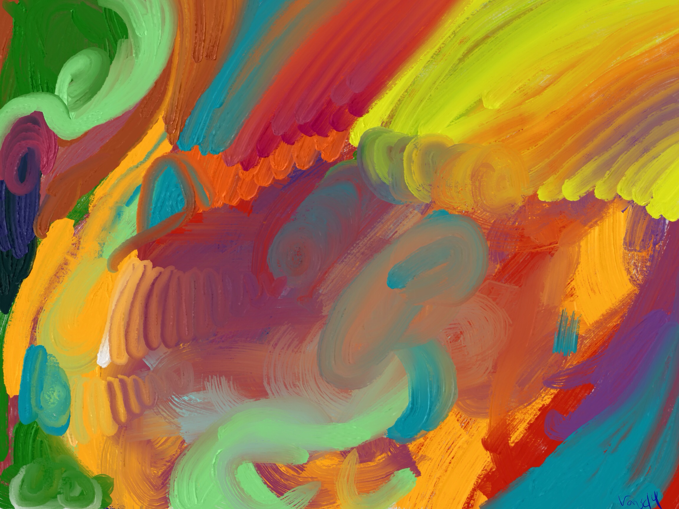 2304x1728 Abstract Painting 472 By Vansc14 - An Abstract Painting