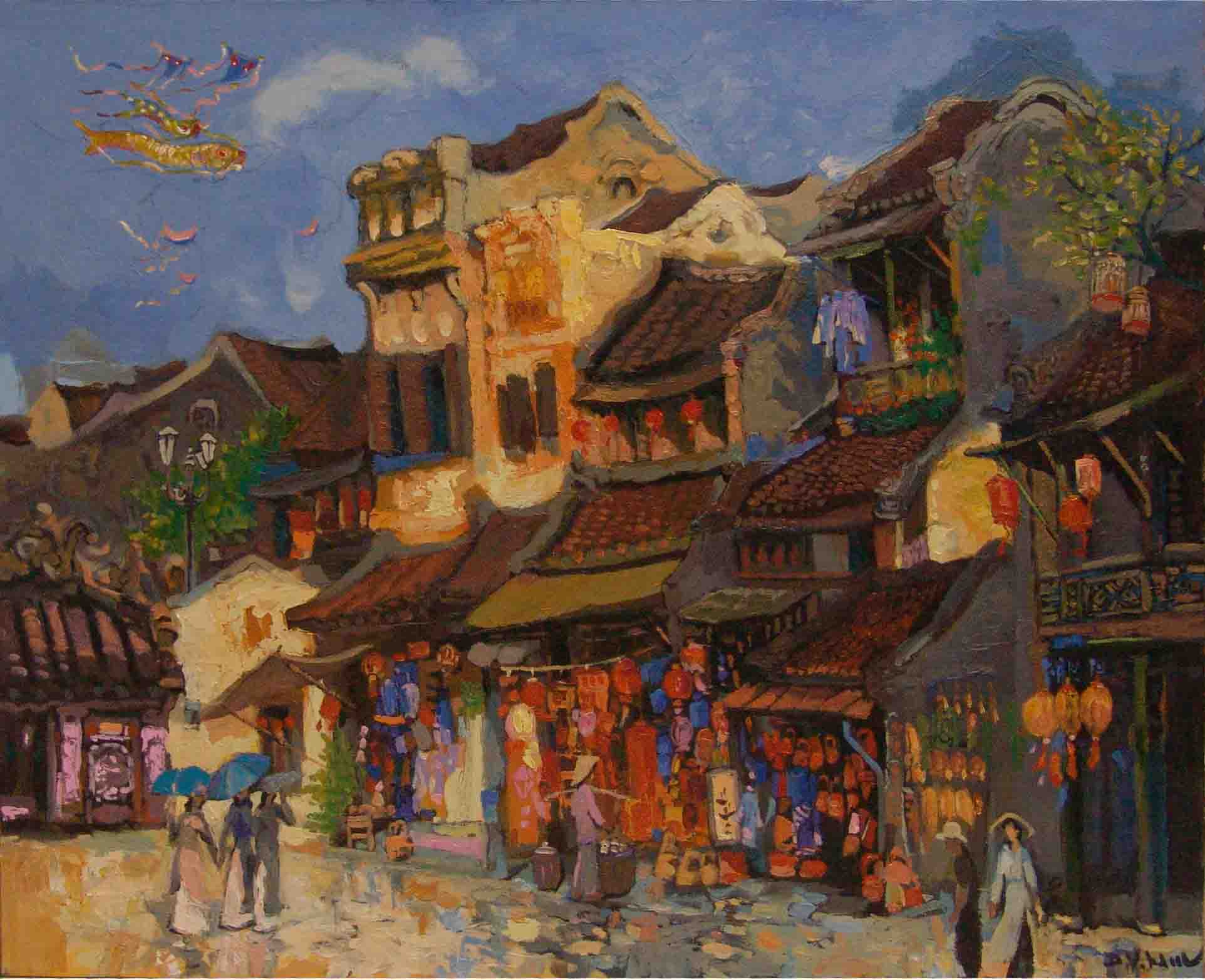1924x1564 Duong Viet Nam Fine Art - An Painting