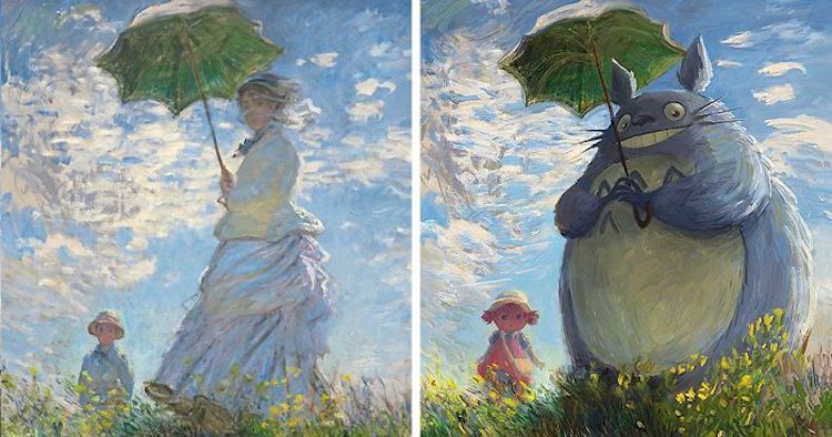 750x394 Fandom Art By Lothlenan Turns Classical Paintings To Anime - An Painting