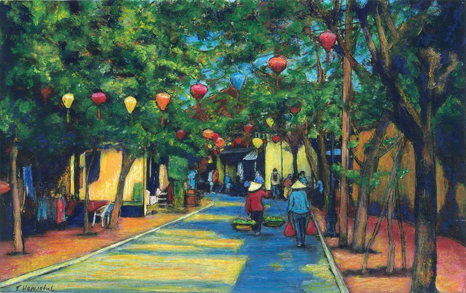 960x603 Hoi An, Vietnam Ted Hepenstal Contemporary Artist - An Painting