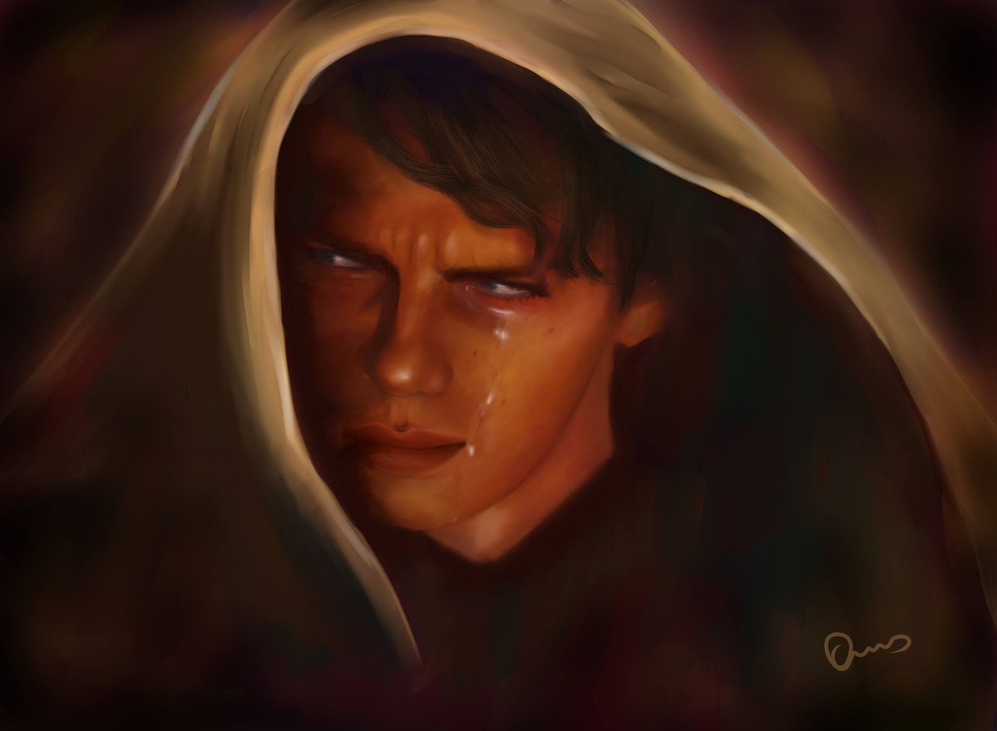 Anakin Skywalker Painting at PaintingValley.com | Explore collection of ...