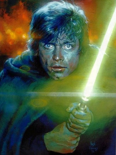 400x533 Cav Brightsteel (Anakin Skywalker) Vs Tha Saintly One (Luke - Anakin Skywalker Painting