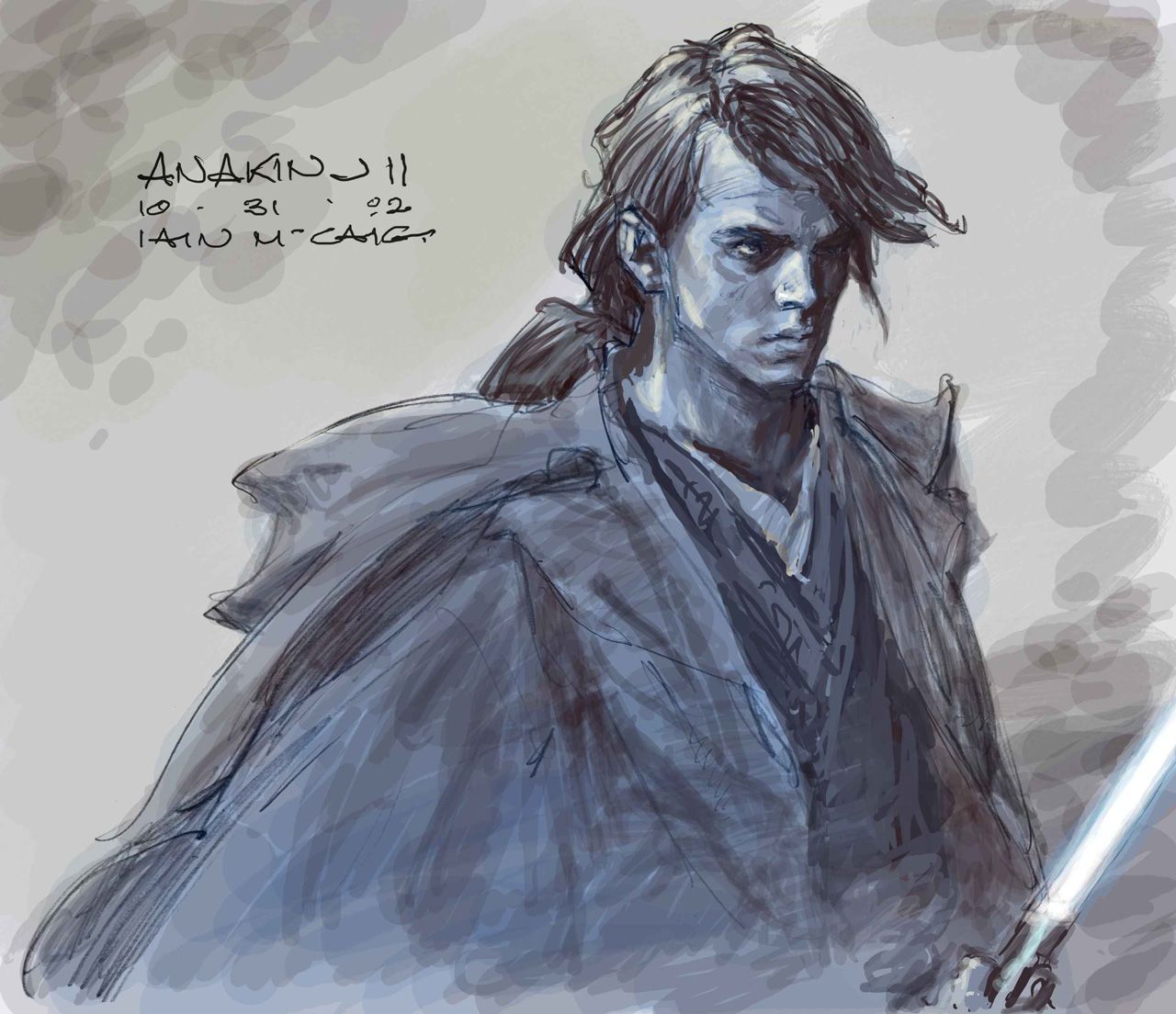 1280x1104 The Far, Bright Center Anakin Skywalker - Anakin Skywalker Painting