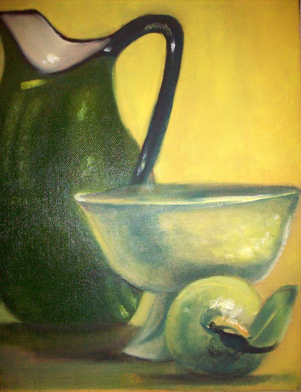 600x780 Still Life In Analogous Colors By Motherofthesky - Analogous Painting