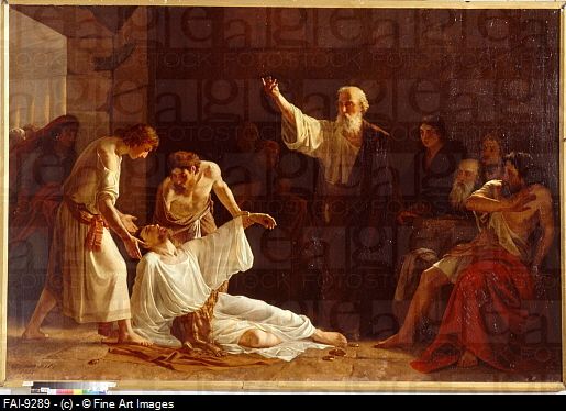 515x374 Morning Prayer Wednesday, 14 June Acts 51 11 ~ On Lying To God - Ananias And Sapphira Painting