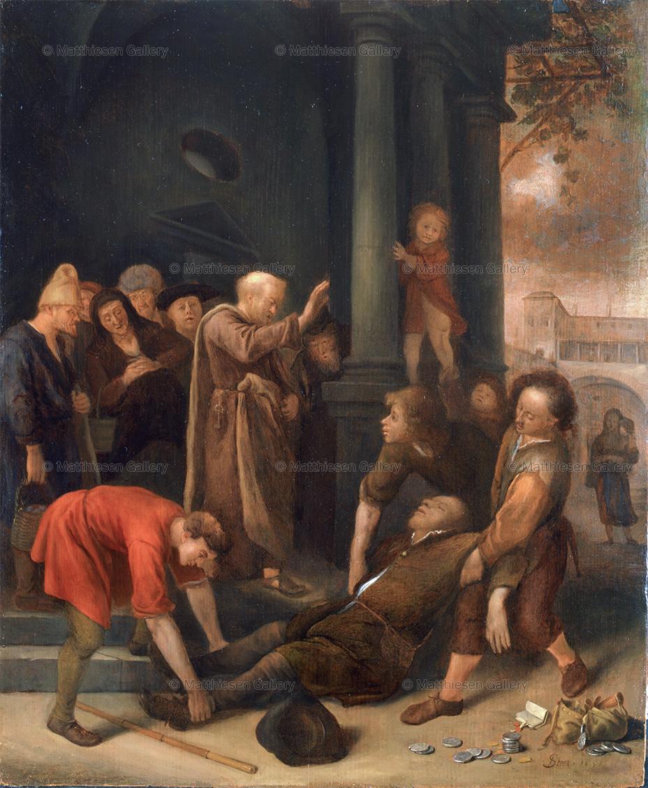 928x1129 Work Of Art The Death Of Ananias - Ananias And Sapphira Painting