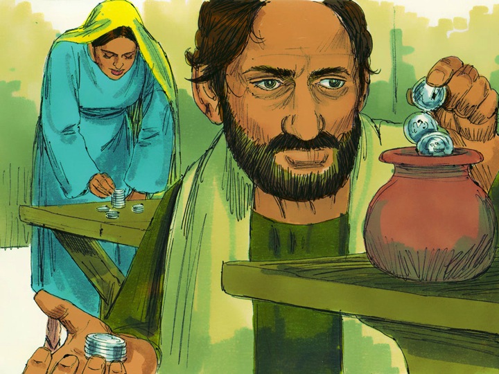 720x540 Ananias And Sapphira Bible Craft Diary Of A Newbie Mom's Blog - Ananias And Sapphira Painting