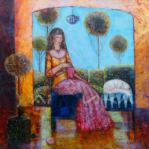 500x498 Beauty Will Save, Viola, Beauty In Everything - Anastasia Painting