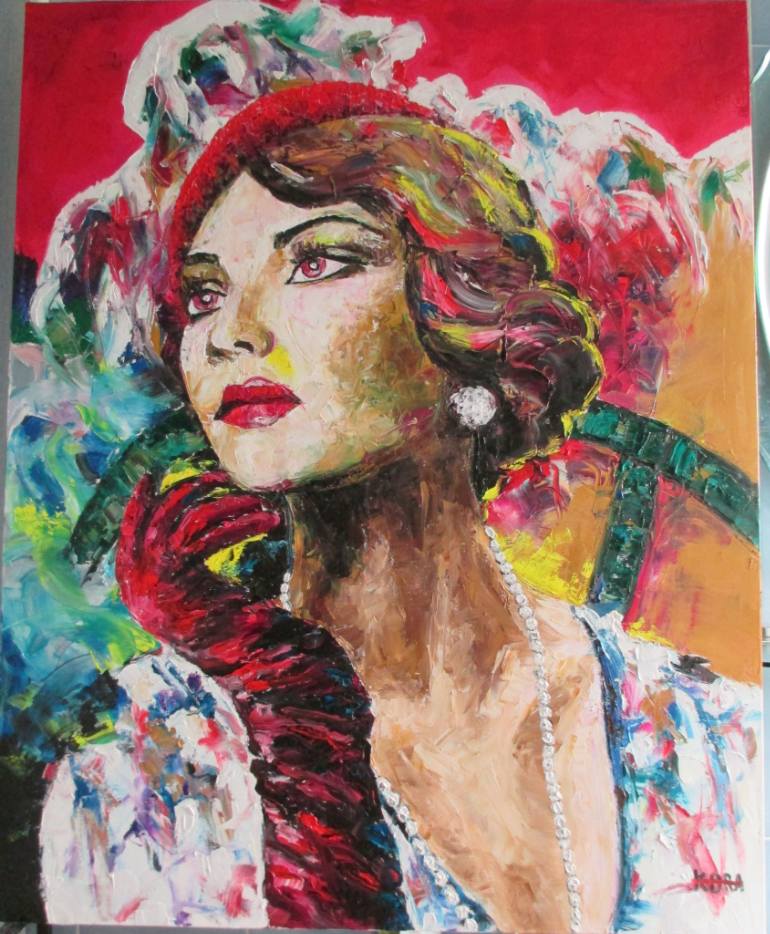 770x934 Saatchi Art Lady Anastasia Painting By Mirela Balan - Anastasia Painting