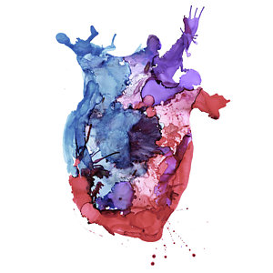 300x300 Anatomical Heart Paintings - Anatomical Heart Painting