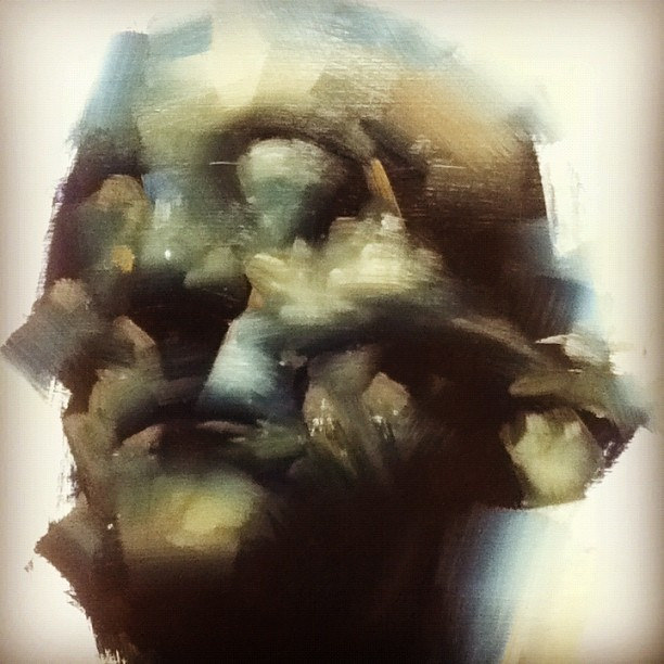 612x612 Stage 2 Progress Of A Painting - Anatomy Painting