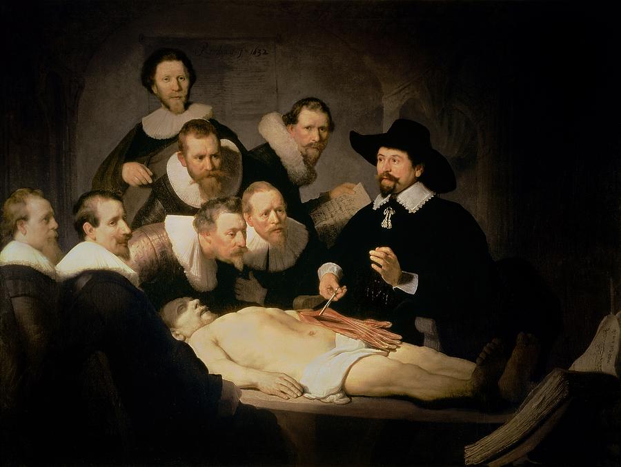 900x678 The Anatomy Lesson Of Doctor Nicolaes Tulp Painting By Rembrandt - Anatomy Painting