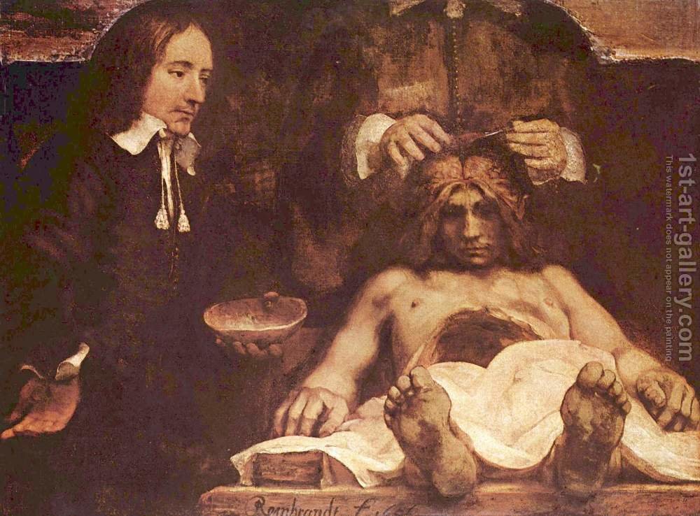 1000x738 The Anatomy Lesson Of Dr. Joan Deyman (Or Dr. Jan Deijman - Anatomy Painting