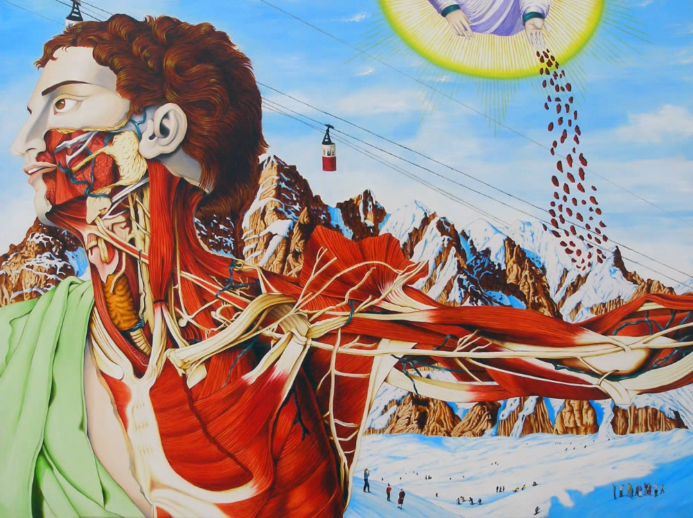 1000x748 Anatomy Paintings Scene360 - Anatomy Painting