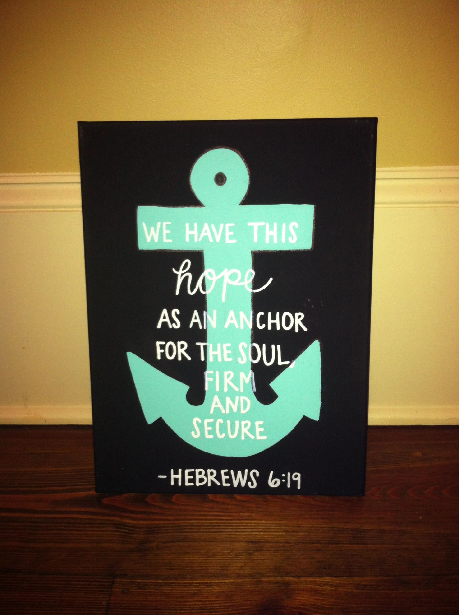 1936x2592 Diy Anchor Canvas. Love This Quote!! Do It Yourself! - Anchor Canvas Painting