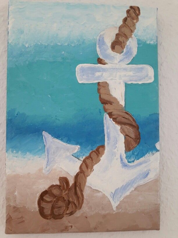612x816 Acrylic Painting Beginner Anchor ) Creative Corner - Anchor Painting