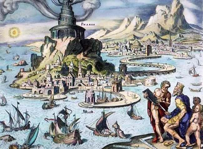 650x478 Ancient Alexandria Short History Website - Ancient Alexandria Egypt Painting