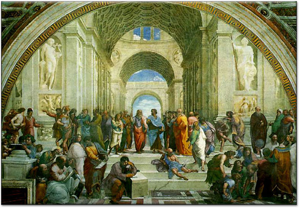 585x407 Perspective The Rise Of Renaissance Perspective Page 2 - Ancient Athens Painting