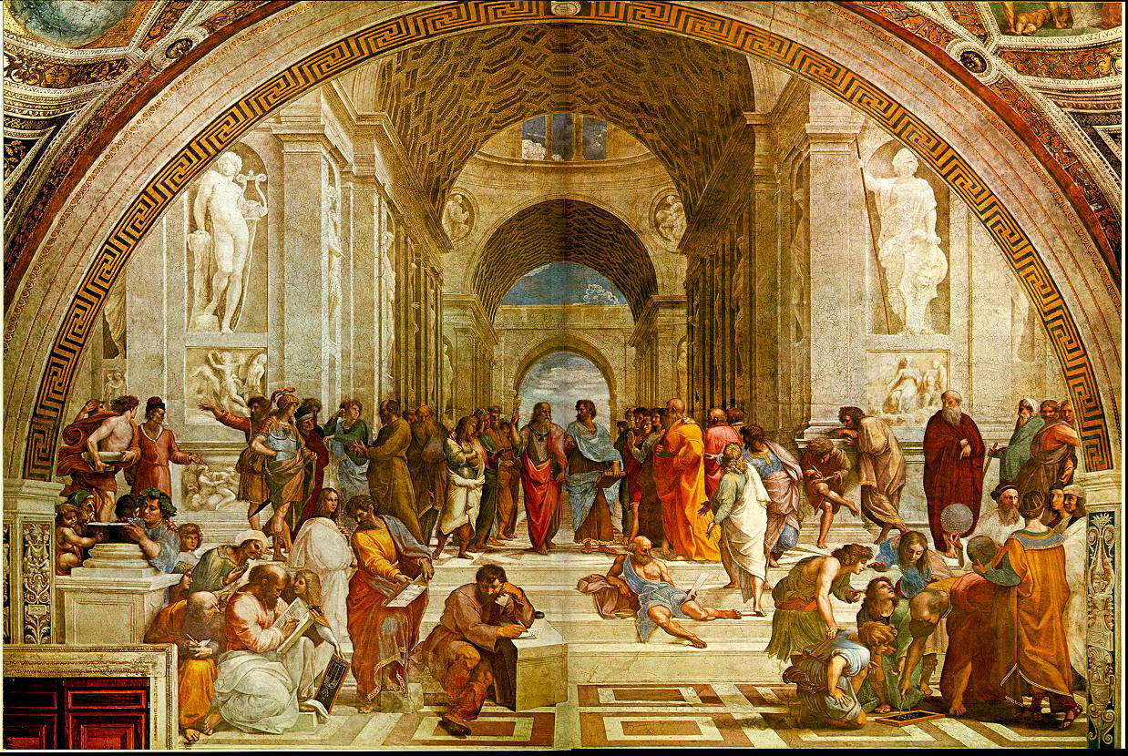 1238x830 Raphael School Of Athens - Ancient Athens Painting