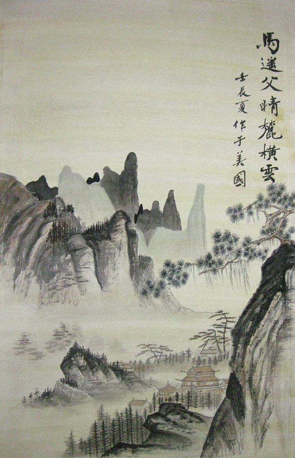 581x900 Imitation Chinese Ancient Painting Painting By Jason Zhang - Ancient Chinese Painting