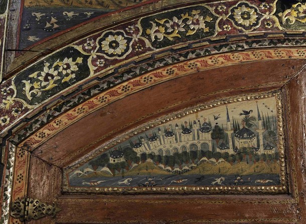 610x448 The History Blog Blog Archive Restorer Finds 18th C - Ancient Damascus Painting