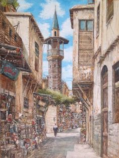 236x314 Syria Syria - Ancient Damascus Painting