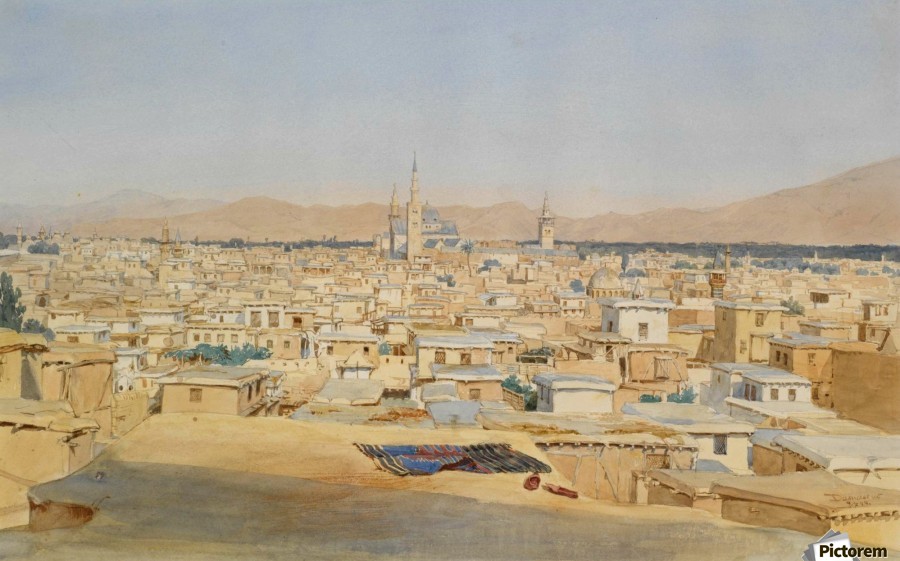 900x561 Damascus - Ancient Damascus Painting