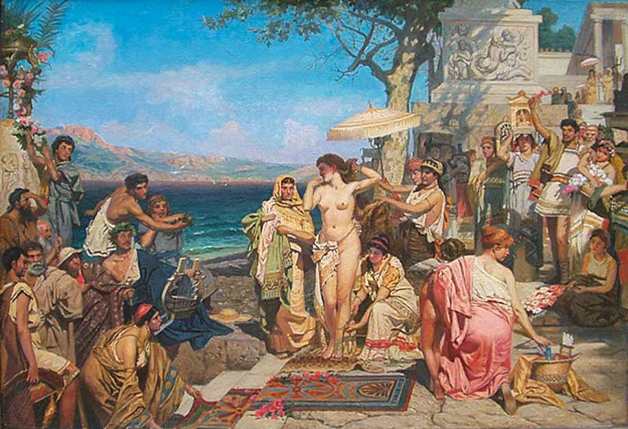 917x626 The Ancient Greek Symposium Just An Excuse For Debauchery - Ancient Greek Painting