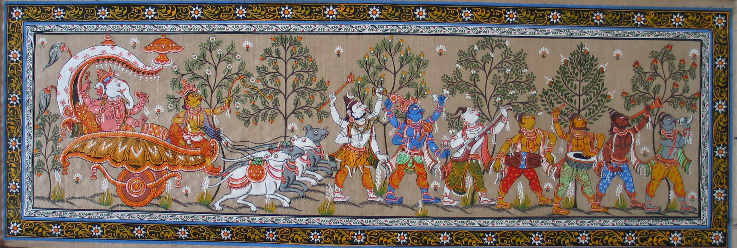 2391x807 The Traditional Indian Painting Styles You Should Know - Ancient Indian Painting