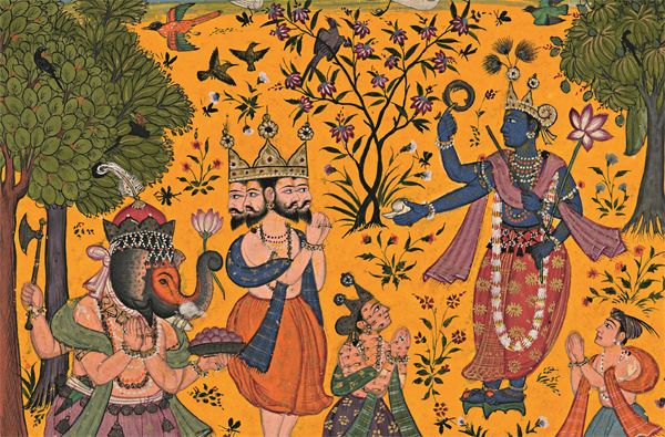 600x395 Ancient Indian Paintings - Ancient Indian Painting