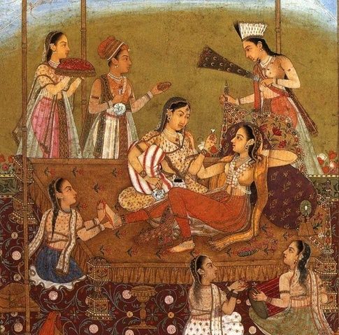 485x480 Ancient Indian Paintings And Sculptures - Ancient Indian Painting