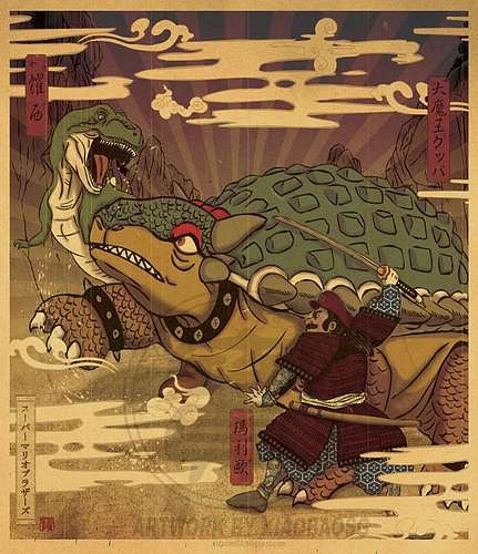 431x500ncient Gamemalgamations Mariond Monster Hunter Collide - Ancient Japanese Painting