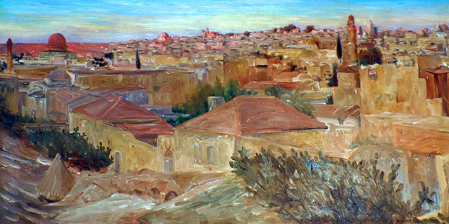 900x449 Old Jerusalem Paintings Fine Art America - Ancient Jerusalem Painting