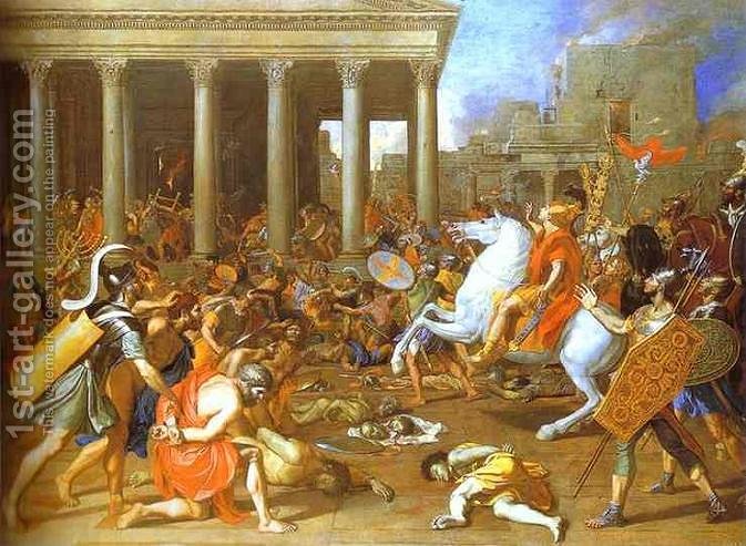 673x493 The Destruction Of The Temple In Jerusalem Nicolas Poussin - Ancient Jerusalem Painting