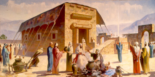 500x248 The Temple Institute Shalom Holy Tours - Ancient Jerusalem Painting