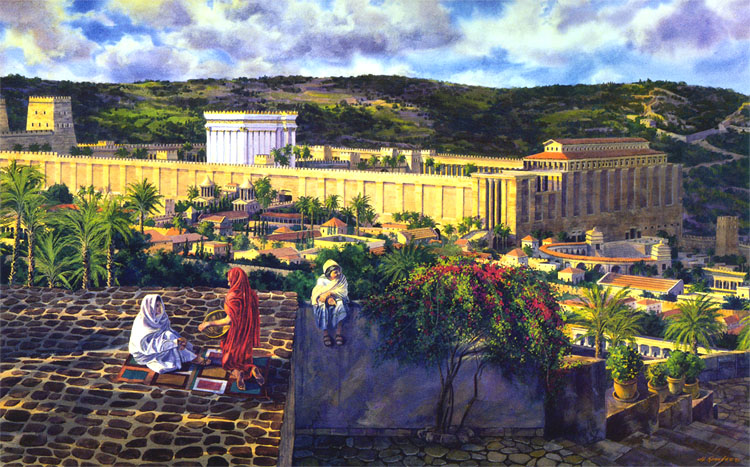 750x467 - Ancient Jerusalem Painting