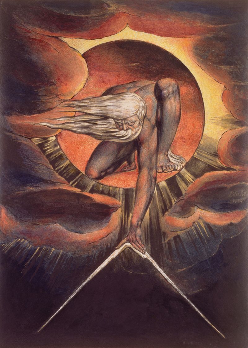 800x1121 The Ancient Days Of William Blake, 1794 Art - Ancient Of Days Painting