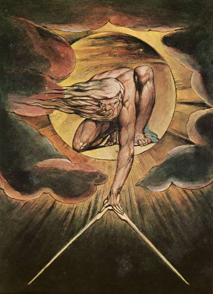 434x600 The Ancient Of Days, By William Blake - Ancient Of Days Painting