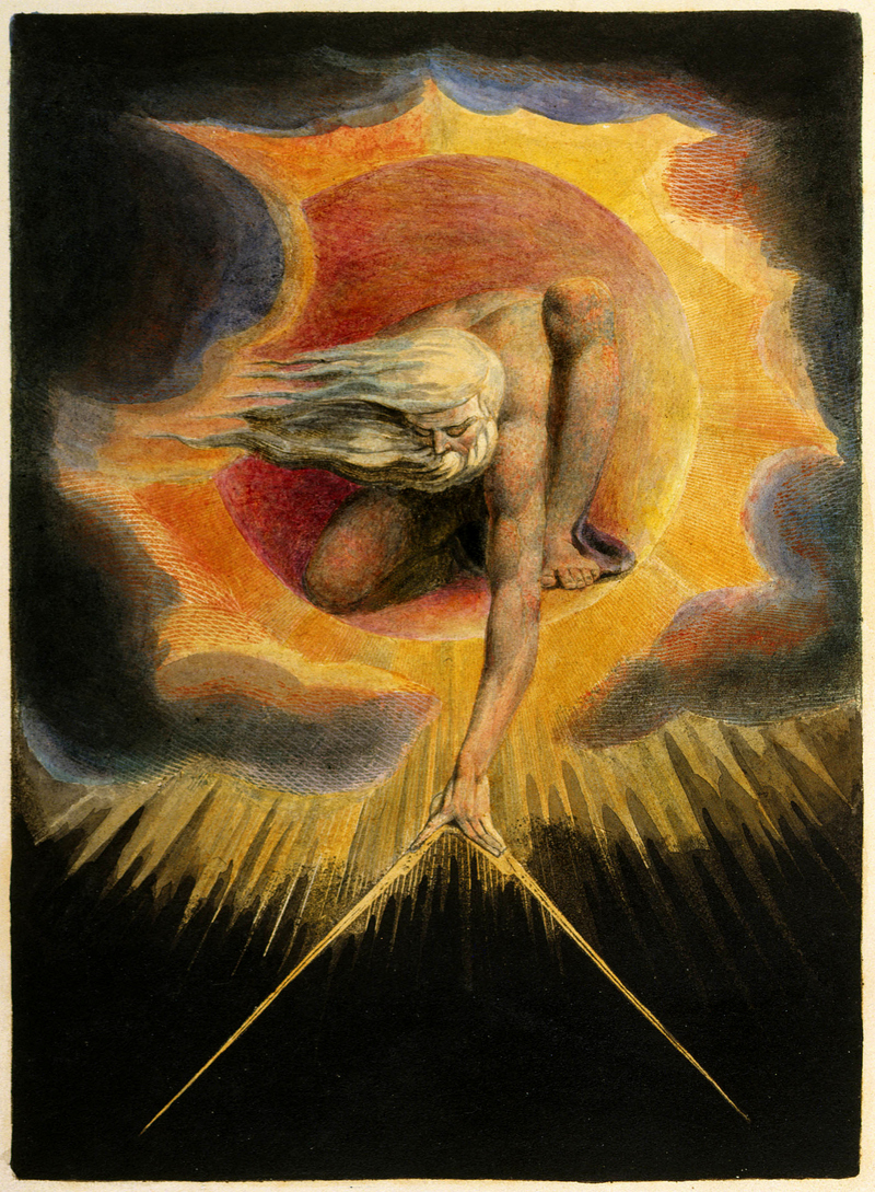 800x1089 Artwork By William Blake - Ancient Of Days Painting