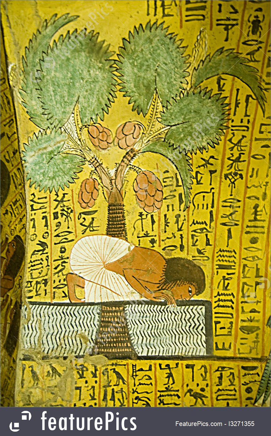 864x1392 Documentary Ancient Egyptian Nile Painting - Ancient Painting