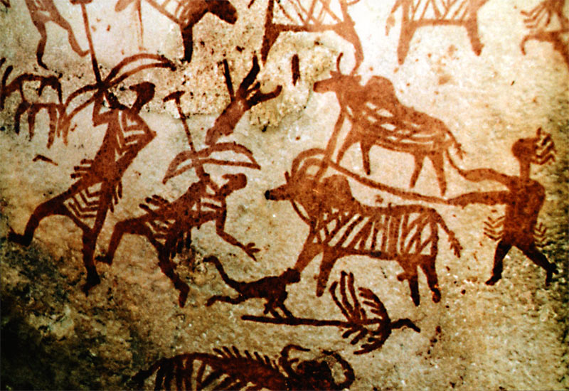 Ancient Rock Painting at PaintingValley.com | Explore collection of ...