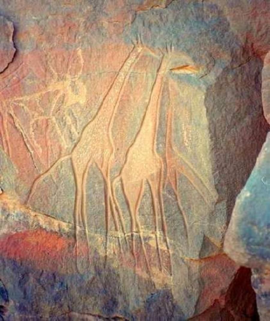 900x1071 Unesco World Heritage - Ancient Rock Painting