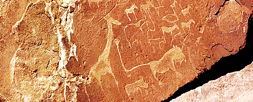 496x200 Bradshaw Foundation - Ancient Rock Painting