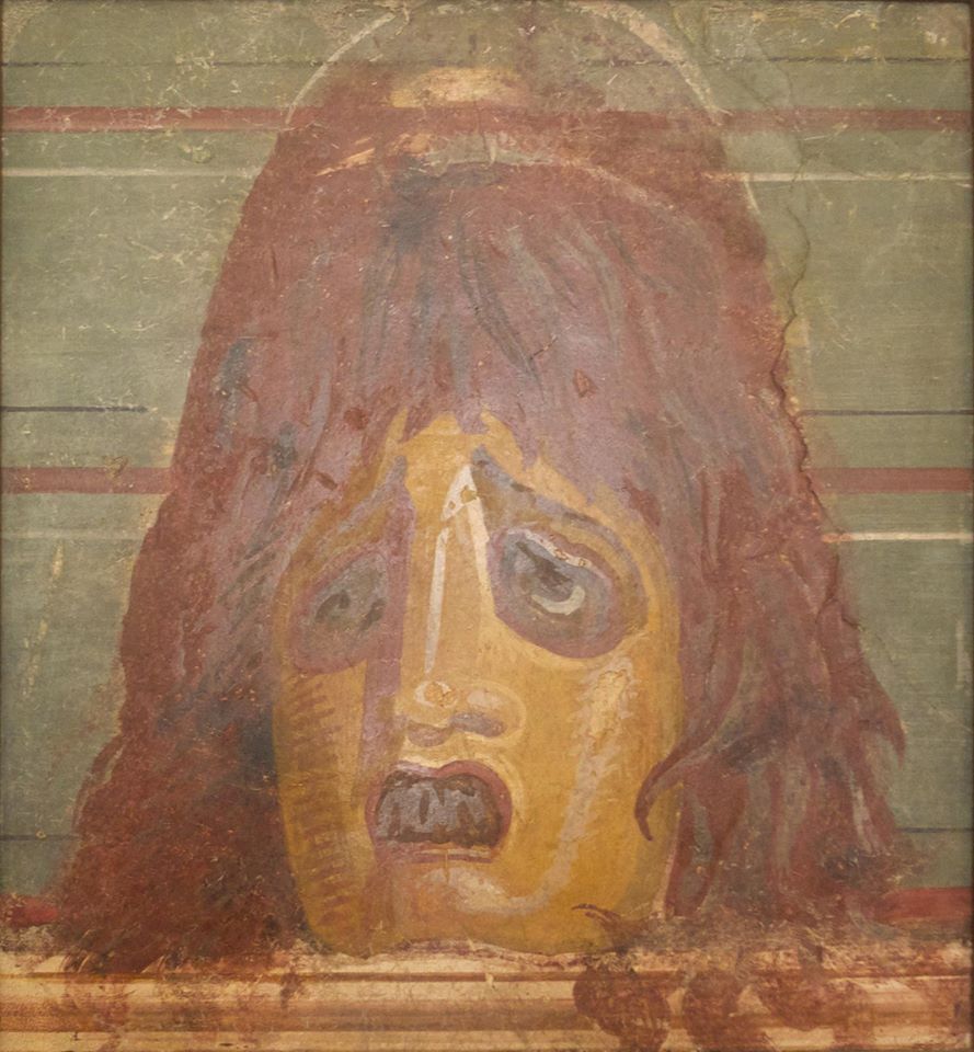 889x960 Ancient Roman Painting. Naples. Fresco. Thanks Israel Hershberg - Ancient Roman Painting