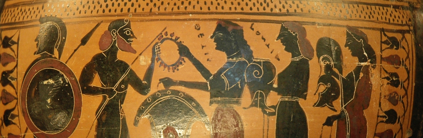 1389x454 Trojan War - Ancient Troy Painting