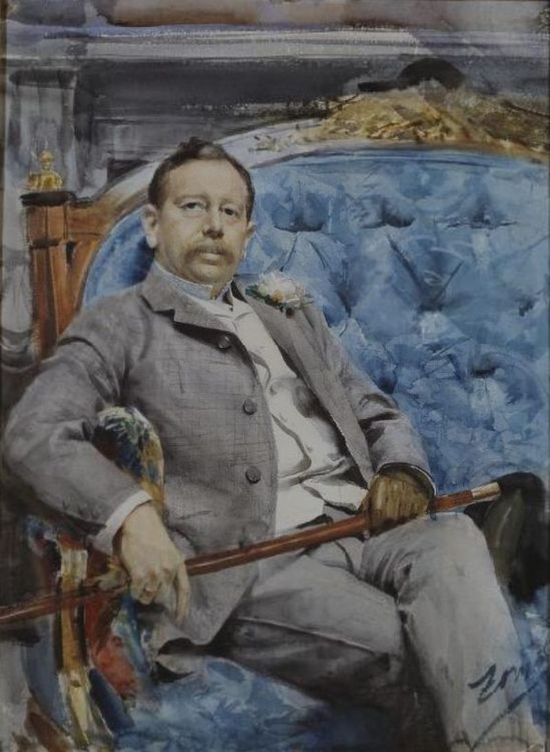 800x1093 Jean Burnay Painting Anders Zorn Oil Paintings - Anders Zorn Painting