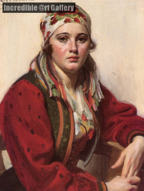 460x610 Ols Maria By Anders Zorn - Anders Zorn Painting