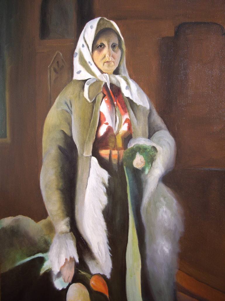 770x1027 Saatchi Art Remembering Anders Zorn (Mona) Painting By Ana Blanco - Anders Zorn Painting