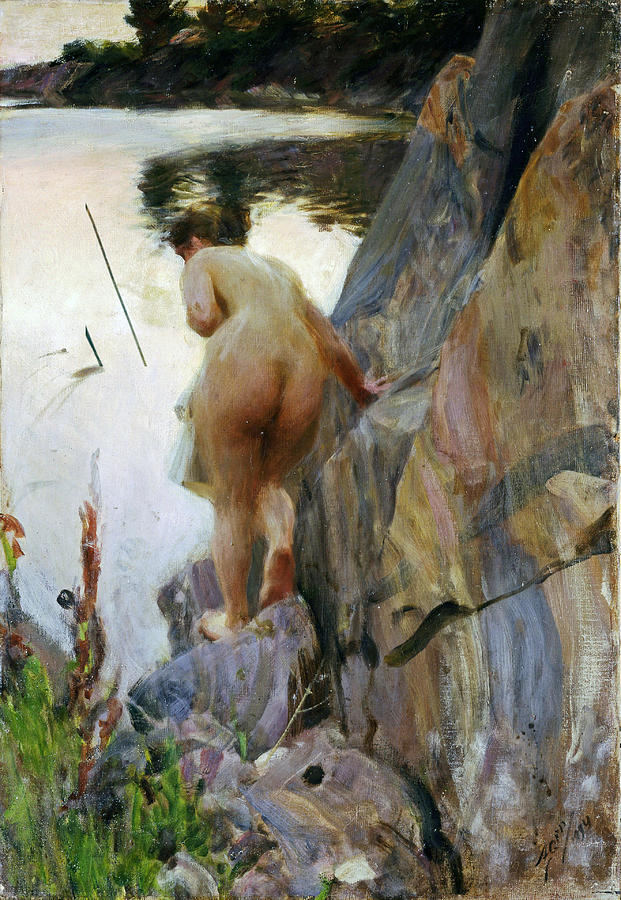 621x900 Summer Evening Painting By Anders Zorn - Anders Zorn Painting